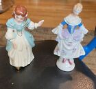 New ListingVtg Porcelain Hand Painted Figurines of Victorian Dancing Ladies Japan 5 1/2”