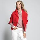 New Cabi Women's 2024 Linen And Cotton Ruby Detour Jacket Style Size S