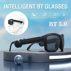Bluetooth5.0 Bone Conduction Headphone Smart Glasses Polarized Lens Stereo Voice