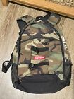 Supreme Backpack Woodland Camo Red Box Logo 2014 SS Limited Great Condition! 23