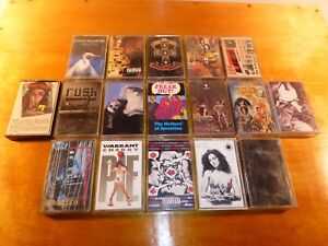 cassette single lot 1960's To 1990's Rock, Metal, Acid Rock, Reggae, Ska