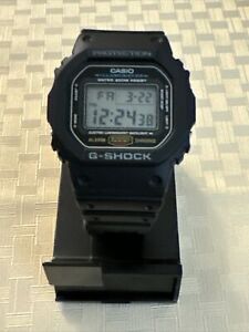 Casio DW5600E-1V, G-Shock 200 Meter Watch, Chronograph Illuminator Alarm