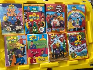 Huge Lot of 10 - The Wiggles DVD Lot - Top of The Toys, The Best of the Wiggles