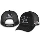 Ryan Blaney #12 2023 NASCAR Cup Series Champion Tonal Adjustable Hat Black