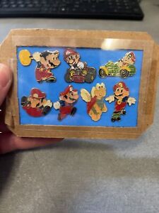 Vintage 1989 Nintendo Super Mario Brothers Collector Pin Set Random Assortment