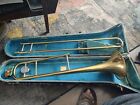 Vintage Conn Director Slide Trombone w/ Hard Case and Mouthpiece 1950's