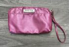Mary Kay Pink Shiny Cosmetic Clutch Bag Polka Dot Lining 10