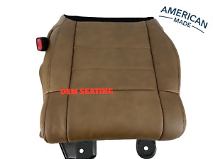For 2012 Jeep Wrangler Rubicon,Driver Side Base Leather Seat Cover Dk Saddle Tan
