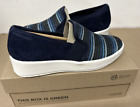 Clarks Collection Women's Slip On Sneakers Size 9.5 Color Navy