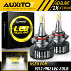 AUXITO 9012 LED Headlight Bulb Hi/Low Beam 16000LM 6500K CANBUS Error Free Y13 A (For: 2015 Chrysler 200 Limited 2.4L)