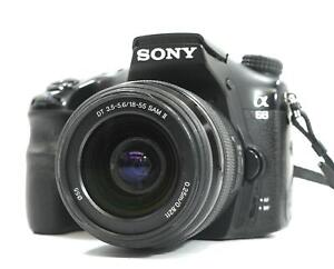 Sony Alpha a68 24.2MP DigitalSLRCamera with 18-55mm Lens - AS IS - Free Shipping