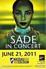 SADE Concert Handbill Mini Poster at the  Nassau Coliseum Long Island NY 2011