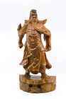 Vintage, Chinse, large, carved wooded staue, Guan Yu, 17 inches tall