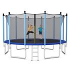 16 Ft Kids Outdoor Trampoline Jumping Bounce Combo Play with Safety Closure Net