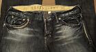 Guess Falcon Boot Cut Butterfly Jean 32 Distressed Wash￼