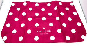 Kate Spade Reusable Shopping Tote Pink/White Polka Dot Shoulder Bag X-Large