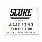 2022 Panini Score Football Fat Pack Cello Box FRESH FROM CASE Free Shipping