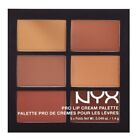 NYX Cosmetics Pro Lip Cream Palette, The Nudes (6 Shades), New