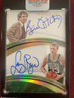 Larry Bird Bill Fitch 2016 Panini Immaculate Collection Dual Auto 3/49