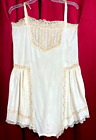 20s Camisole Chemise Dress Nightgown Boudoir Cream Flapper 20s Lace