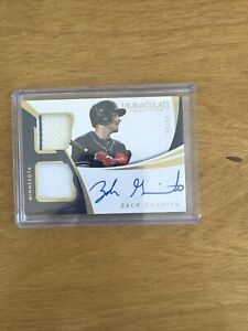 New Listing2018 Panini Immaculate Zack Granite Rookie Auto Dual Materials Gold #/49