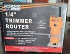 Chicago Electric Power Tools 1/4” Power Trim Router Brand New in Box