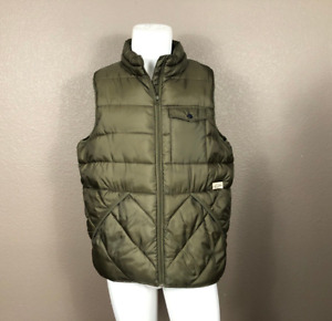 CPO Provisions Urban Outfitters Quilted Green Outdoor Puffer Vest VGC Sz XL - TG