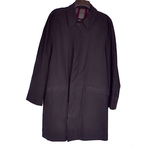 London Fog Maincoats Black Trench Coat Size 38 Reg See photos some small spots