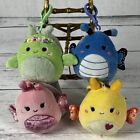 Squishmallow Lot of 4 Clips Tove Waverly Miry Mogo Butterfly 3.5 Inch Plush New