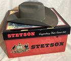Stetson Angus 4X Granite Beaver Felt western Cowboy Hat 7 1/8 Cavenders USA made