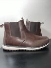 Xray Men’s Brown Faux Leather Slip-On Ankle Chelsea Boots Shoes 12