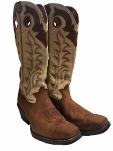 Tony Lama Buckaroo Men’s Size 13D Western Cowboy Tall Leather Boots Style RR1000