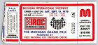 1975 USAC Michigan International Speedway IROC Ticket Stub - 06723