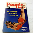 1952, People Today, men's magazine. September 10, Zoe Ann Olsen cover.