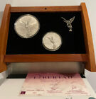 2020 Mexico Libertad Two-Coin 2oz and 5oz Reverse Silver Proof Set COA #83 MINT