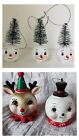 Johanna Parker Lot Christmas Ornaments Snowman & Reindeer 2 Sets