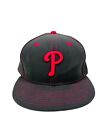 PHILADELPHIA PHILLIES NEW ERA AUTHENTIC FITTED ADULT HAT 7 3/8