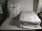 Riley Spa Towel Collection 100%  Cotton Bath Towels Lot Of 4 White 70 x 40