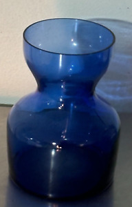 New ListingVNTG Hyacinth Bulb Vase Cobalt Blue Glass Crocus Tulip Narcissus L1 FREE SHIP
