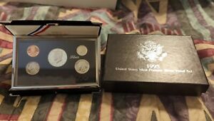 1995 United States Mint Silver Premier Proof Set With Display Case In Box
