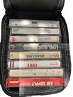 cassette tapes lot 8 Country Easy Rock With Fabric Case