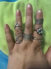 Used Sterling Silver Rings Lot