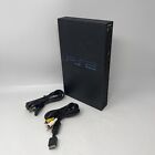 Sony PlayStation 2 PS2 Fat SCPH-30001 R Console System Tested + Power & AV Cable