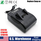 18V CTC720 Charger for Snap on Battery CTB8185 CTB8187 CT8850 CTB7185 CT7850 CDR