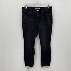 Lauren Conrad LC Women's Skinny Jeans Casual Solid Black Size 10 Petite