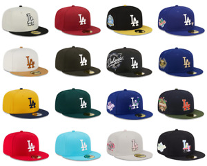 NEW New Era Los Angeles Dodgers 59FIFTY 5950 Fitted Baseball Cap Unisex Hat