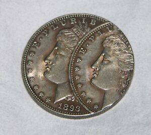 New Listing1893 Morgan Dollar  Error Coin -
