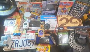Junk drawer lot 7. COMICS GAMES TOYS DECALS MISC.+ What You See Is What You Get.