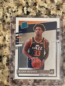 New Listing🔥2020-21 Donruss Optic Basketball Rated Rookie Elijah Hughes Jazz🔥
