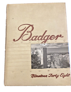 New ListingYearbook 1948 University of Wisconsin Madison Milwaukee WI Badger Book Vintage